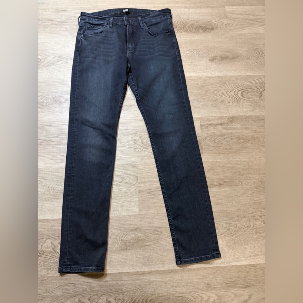 PAIGE Dark Blue Denim Jeans